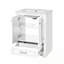 Meuble-lavabo avec lavabo, poignÃ©es en mÃ©tal et portes Ã  fermeture amortie-1656433661