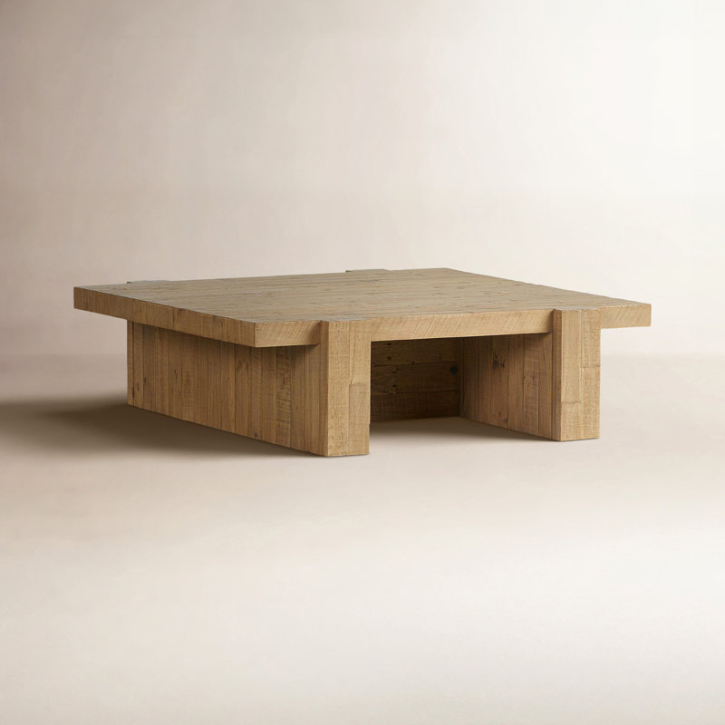 Finnian Solid Wood Top Single Coffee Table