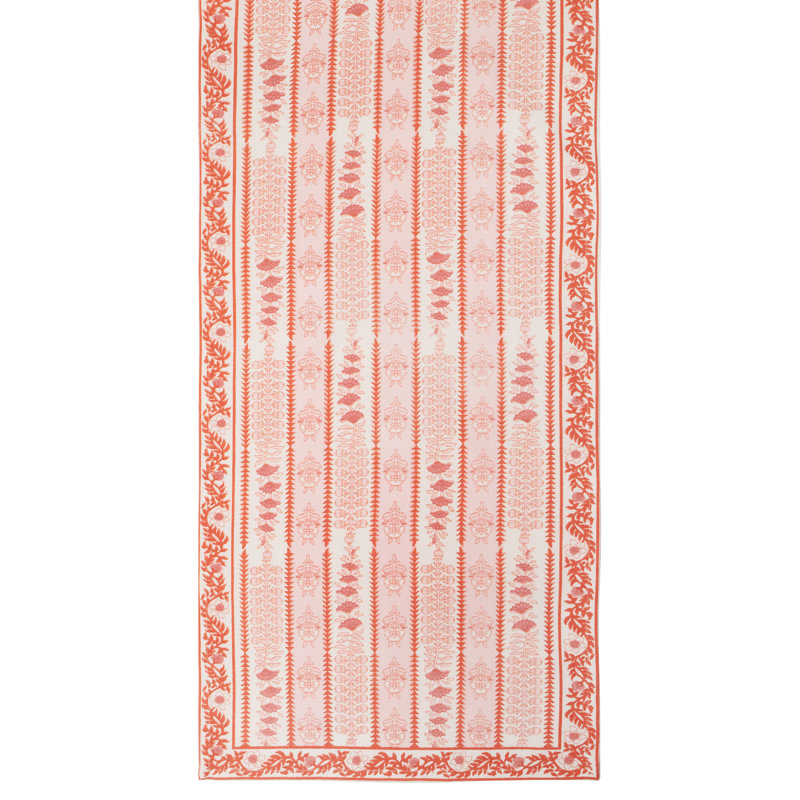 Chemin de table Charlemont Provence, 90 po x 16 po, Rose