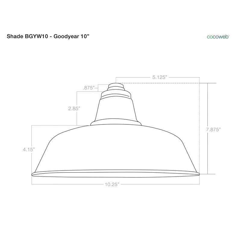 Luminaire de grange d'extérieur à DEL Vandervliet, H 9 po x l 10 po x P 17 po, Noir