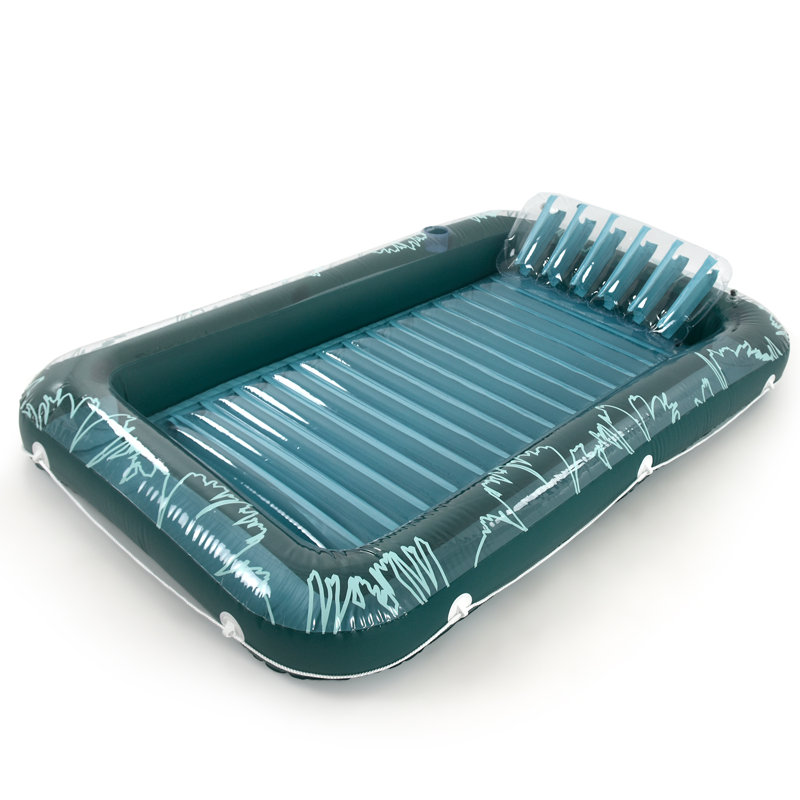 Flotteur de bronzage gonflable Sunrio, vert