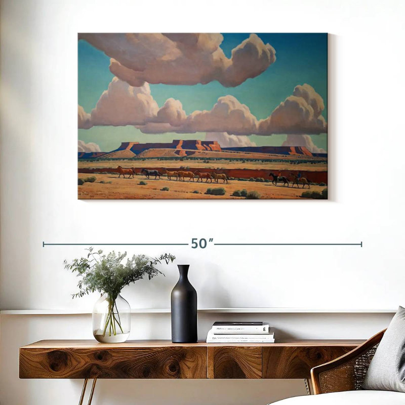 Lelar au large des Terres Navajo, H 26 po x l 39 po