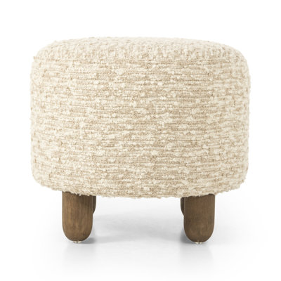 Risco 22.5" Wide Round Footstool Ottoman