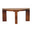 Solid Wood Oak Half Moon Coffee Table