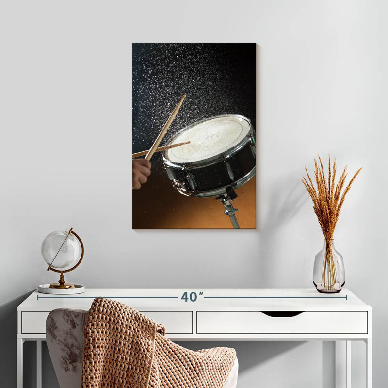Abarca Snare Drum Water Splash, 24" H x 16" W