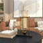 Porte-bougie abstrait moderne en métal-1399909508