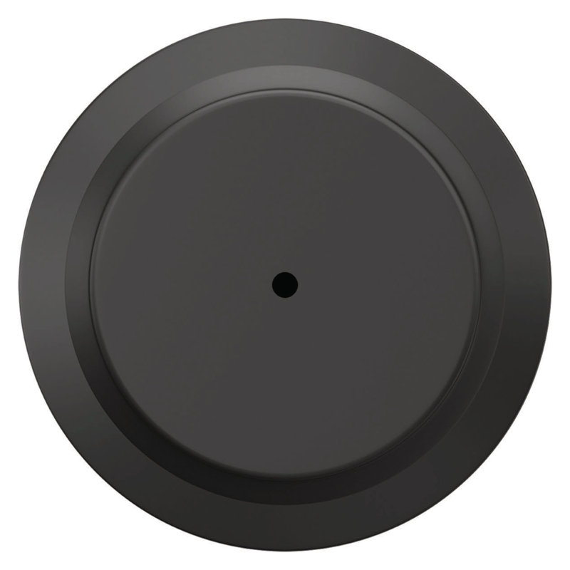 Bowery Privacy Knob (Bed & Bath), Matte Black