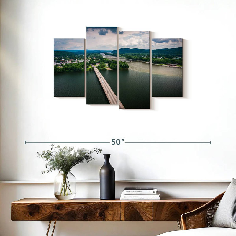Alvord Susquehanna River Bridge, 22" H x 36" W