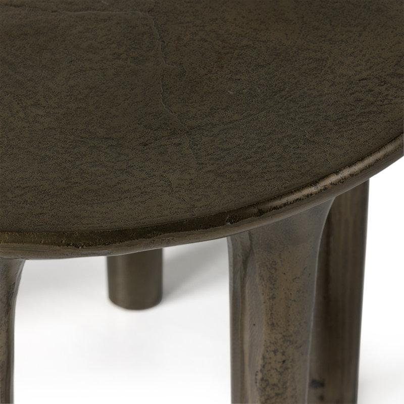 Kelden End Table, Aged Bronze