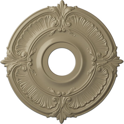 Endurathane Attica Ceiling Medallion, 18"OD x 4"ID x 5/8"P (Fits Canopies up to 5"), Hand-Painted Gobi Desert Finish