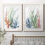 Océan jardin I - ensemble de 2 reproductions d'art-838588974-897763931-897763948