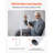 Floor-To-Ceiling Transfer Pole, Tension Mounted Bathroom Grab Bar With Anti-Slip Curve Handle, 300 Lbs Capacity Security Pole For Elderly, Ideal Senior Safety Pole For 7-10 Ft Ceilings, White-123055259