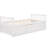And Twin Daybed With Trundle Practical Storage - White Size Drawers Comfortable Living-2059591937