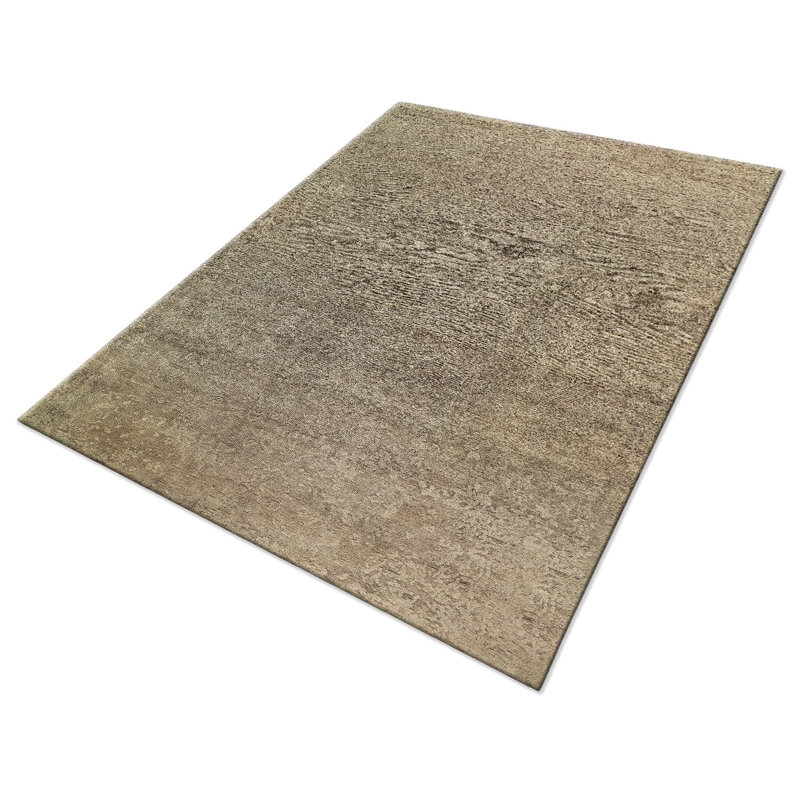 Reef Otter Wool Area Rug in Taupe, Rectangle 8' x 10'