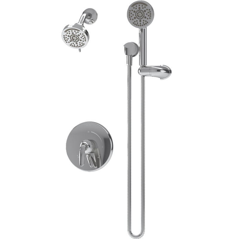 Garniture de douche Elm HydroMersion multi mode avec douche à main, Chrome poli