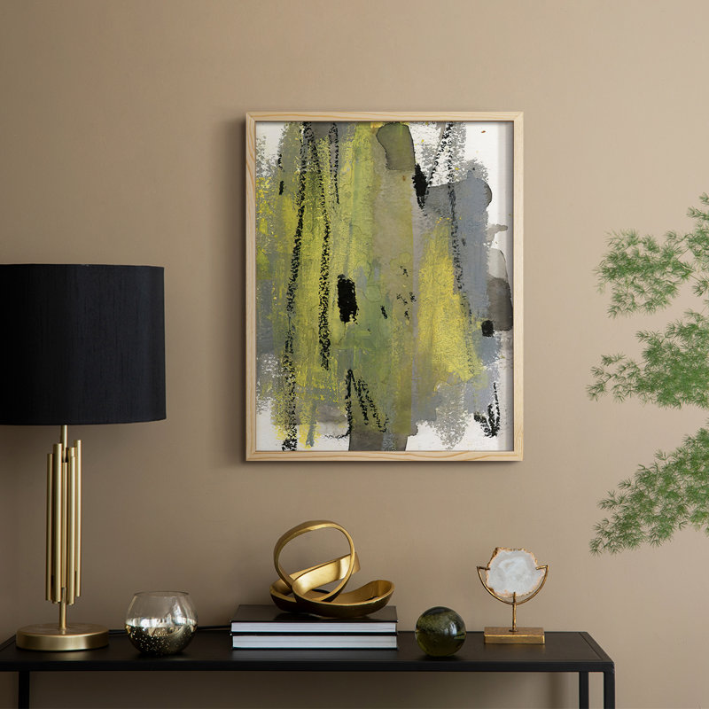 LoftPastelI Framed Print - Solid Wood, 21" H x 17" W