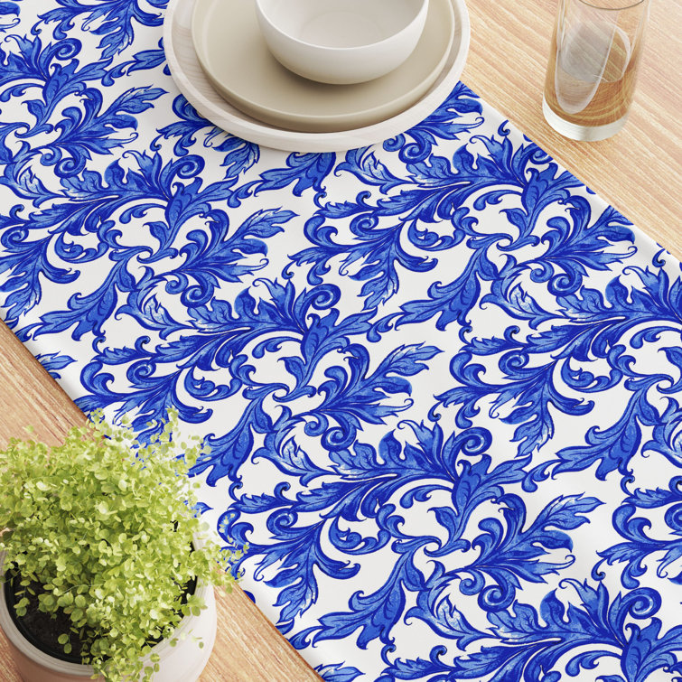 Alcott Hill® Imhoff Rectangle Floral Polyester Table Runner & Reviews ...