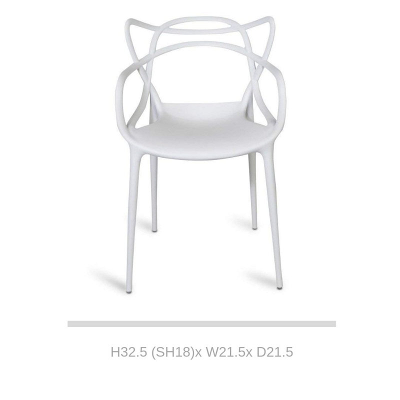Chaise Terrill, Blanc