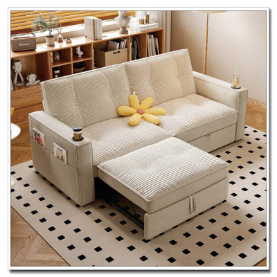 Corduroy  -Functional Sofa Bed Sofa Convertible Sofa Bed