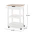 Chariot de cuisine compact en bois - Fonctionnel et élégant