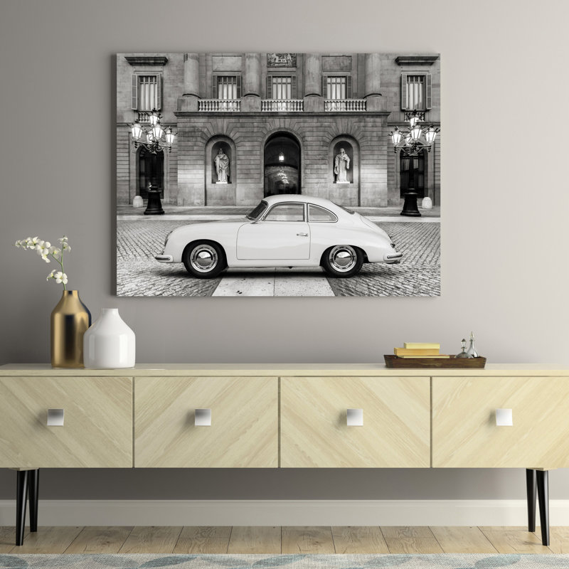 Vintage Sports-Car 2 by Gasoline Images - No Frame Art Prints on Canvas, 50cm H  x 70cm W  x 4cm D