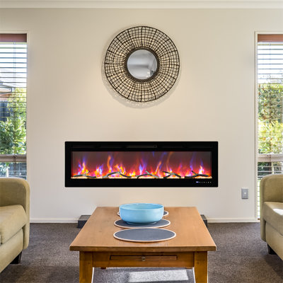 Wrought Studio 50 " W Black Electric Stove