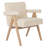 Velveteen Upholstered Armchair-100156052-100156051