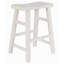 Tabouret de bar et de comptoir en bois massif massif Messer, 24 po, blanc (ensemble de 3)-444781846-465178696-503425488