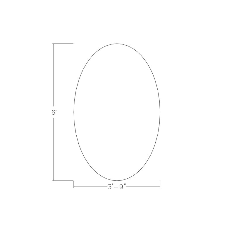 Table de conférence ovale avec base en X et bloc d'alimentation, L 72 po x l 48 po, Cyprès noir
