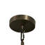 Luminaire suspendu en cuir Vistara Mountain P 44,75 po H