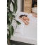 Matelas en mousse viscoélastique gélifiée blanc / gris foncé-382926102-382926101