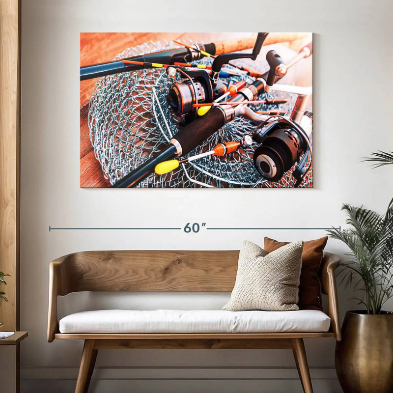 Senne Ready To Fish, 32" H x 48" W