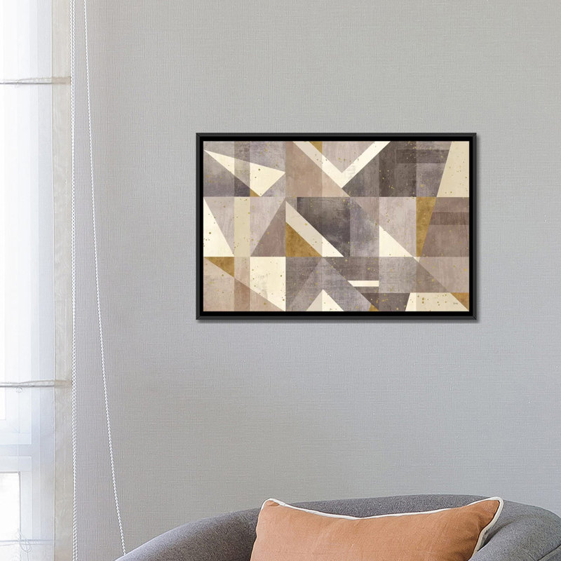 Cadre I par Véronique Charron - reproduction d'art sur toile tendue, H 18 po x l 26 po x P 1,5 po, Pas de tapis