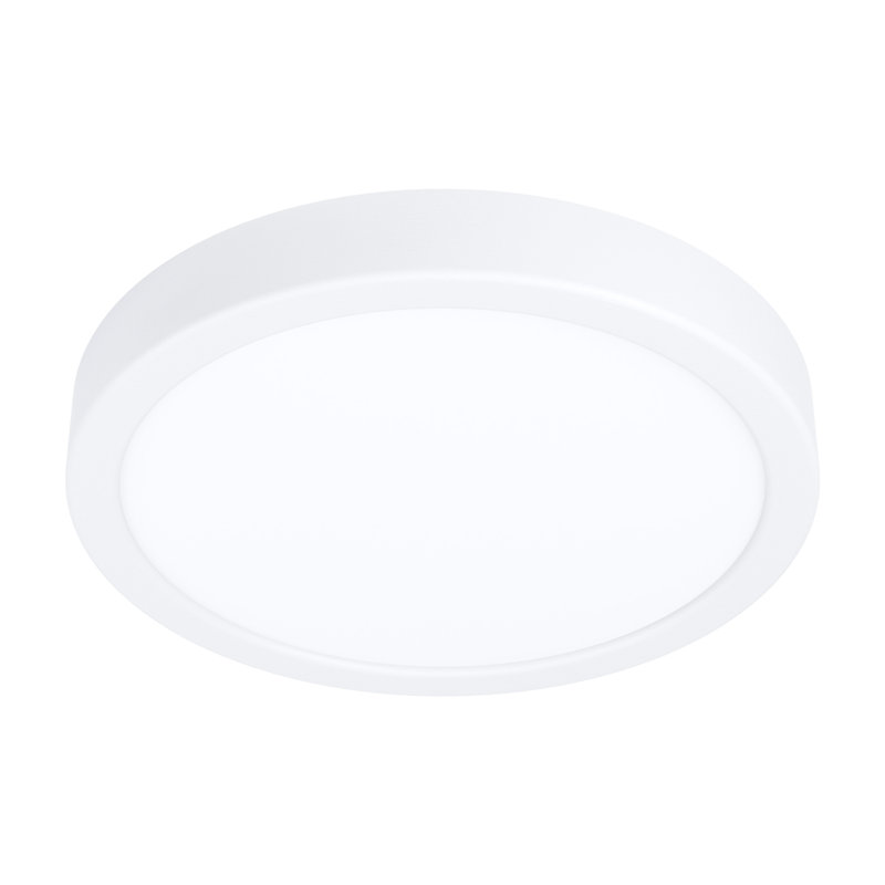 Fosque LED Outdoor Flush Mount, White