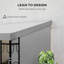 Pavillon de jardin mural 10 'x 10' avec rideaux et filets-124885449