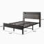 Structure de lit double, tête de lit avec station de charge, solide et stable, aucun sommier requis, assemblage facile-960155163-960155162