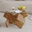 Table basse circulaire en verre