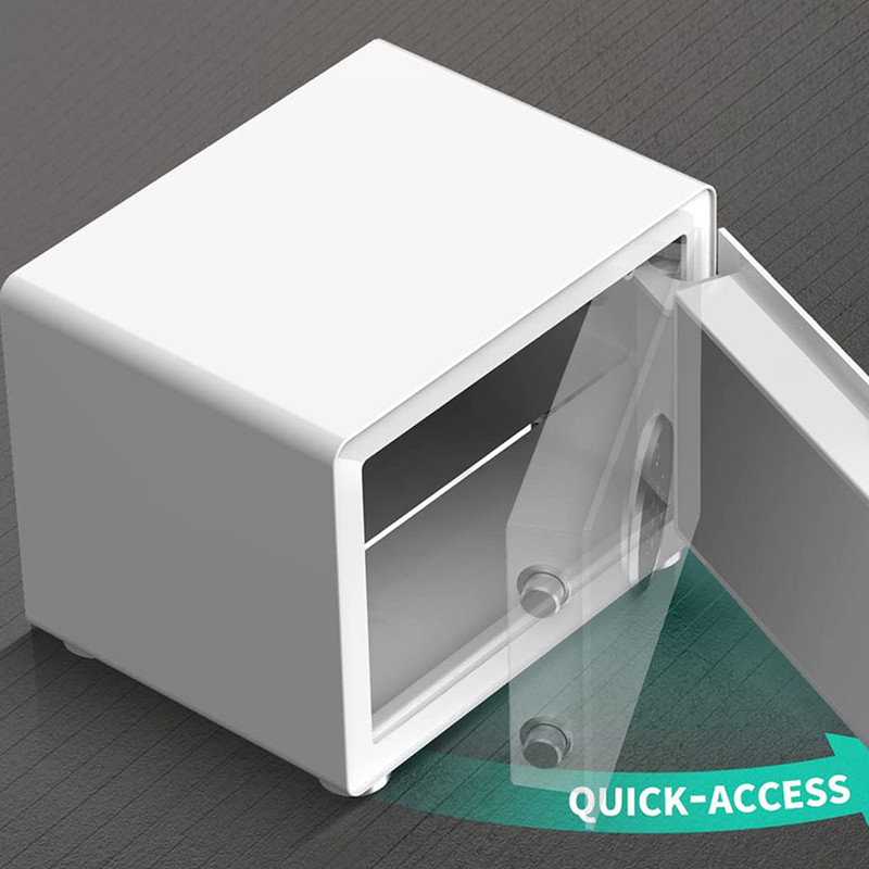 Modern Minimalism Design Biometric Fingerprint Touch Screen Safe,  Auto-Open Safe Box with Digital Virtual Password