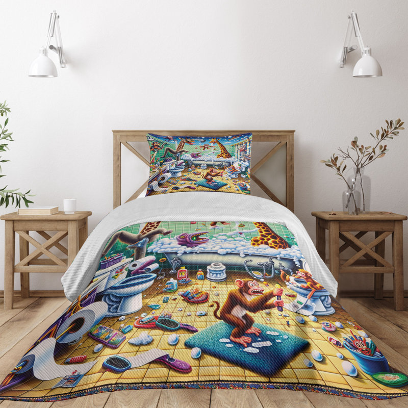 Polyester Coverlet, Twin Coverlet + 1 Standard Shams