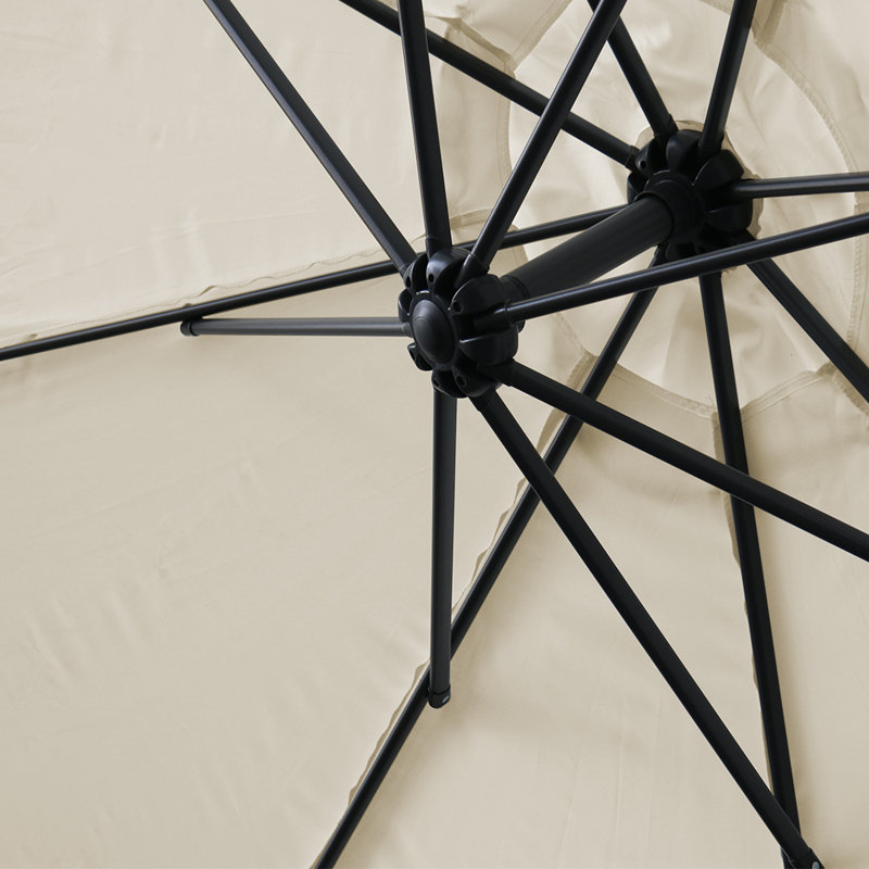 Ramey 3m Cream Cantilever Banana Parasol