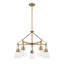 Lustre 5 lumières en laiton chaud Savoy House Lakewood-413899950