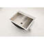 Lavabo de salle de bain en acier inoxydable 21 "x 17" avec bonde escamotable - Lavabo orienté hygiène pour chauffer, utiliser