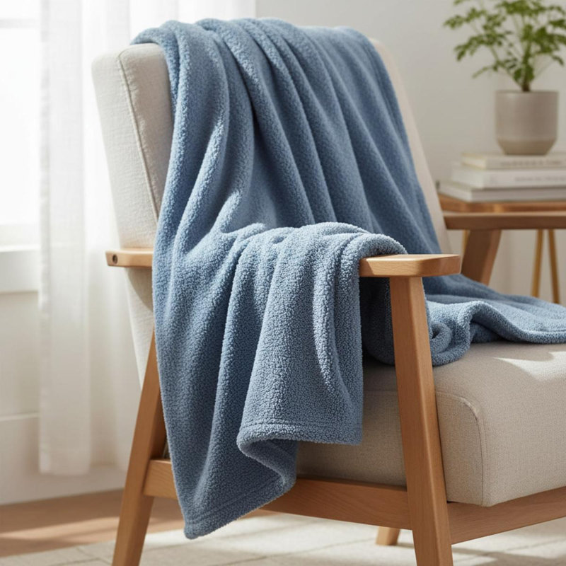 Couverture douce pour lit simple