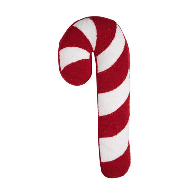 Candy Cane Shaped Pillow