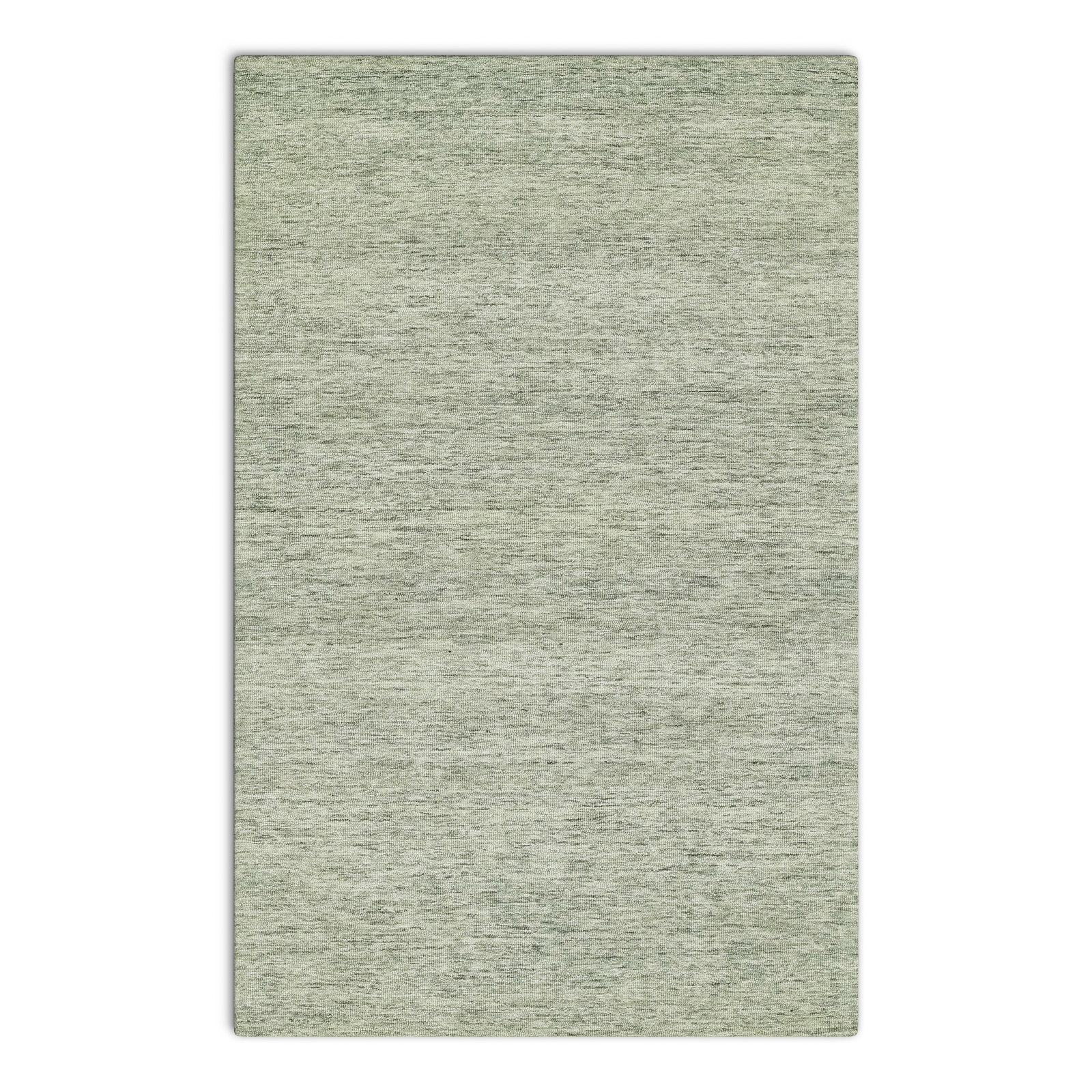 Isiah Sage Beige Hand-Tufted Wool Rug, Rectangle 2' x 3'