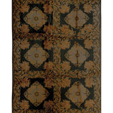 Savonnerie Wool Oriental Area Rug