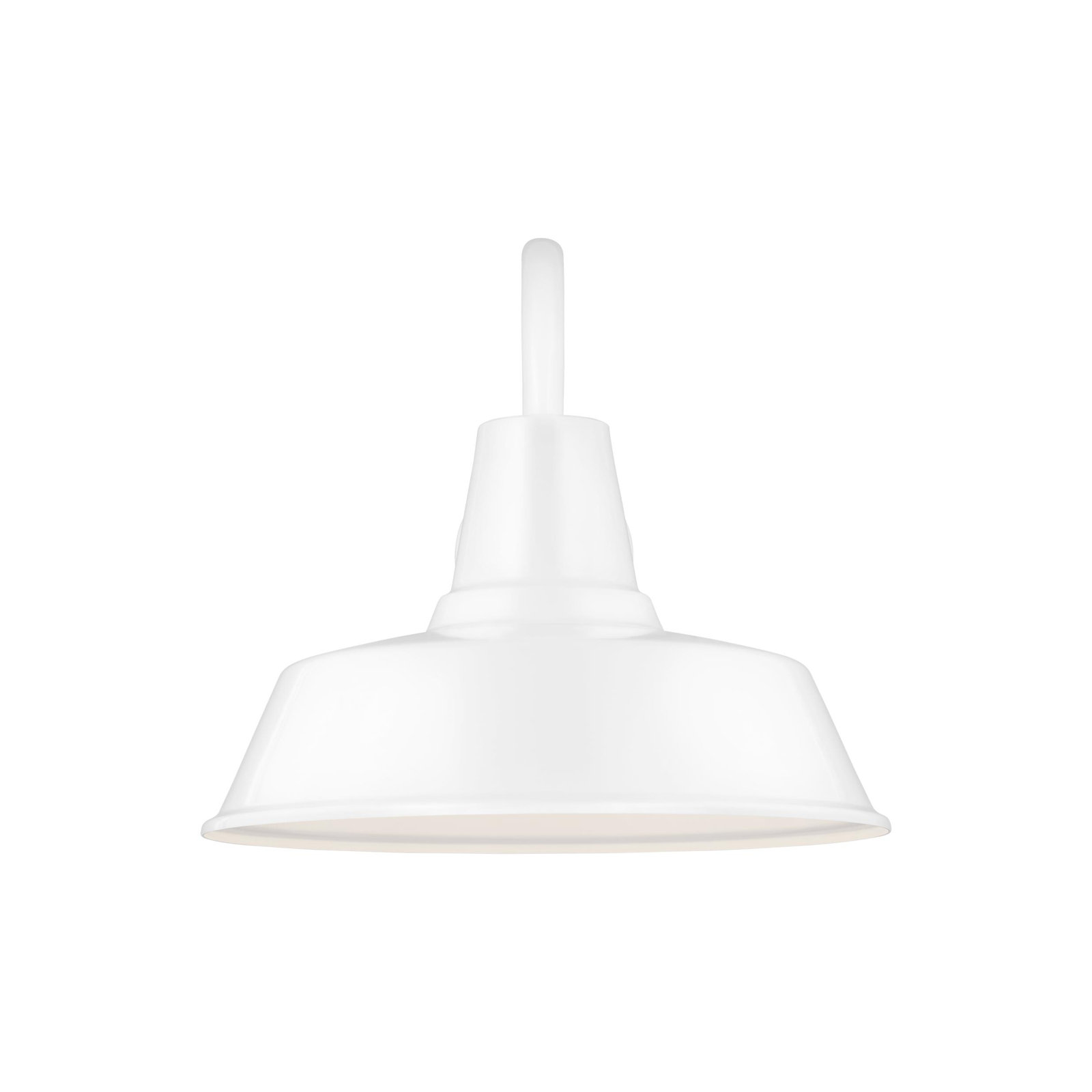 Blakeston Single Light Bell Outdoor Wall Light, 15" H x 16" W x 16" D, No, White