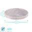 Marble Round 6 Piece Coaster Set-72589829