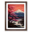 Mount Fuji Romanticism - Single Picture Frame Print on Wood-94156475-94156474
