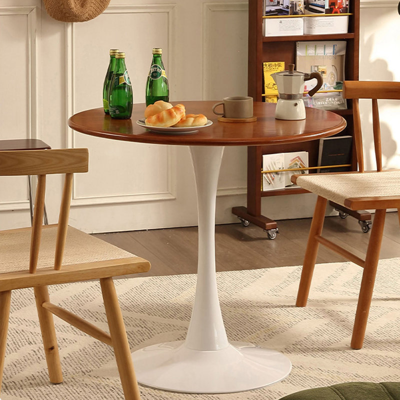 Table de salle à manger en acier inoxydable, H 29,13 po x L 39,37 po x l 39,37 po